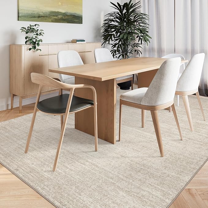 4x6 Area Rug for Entryway, Non Slip Washable Bedroom Rug, Thin & Lighweight - Image 4