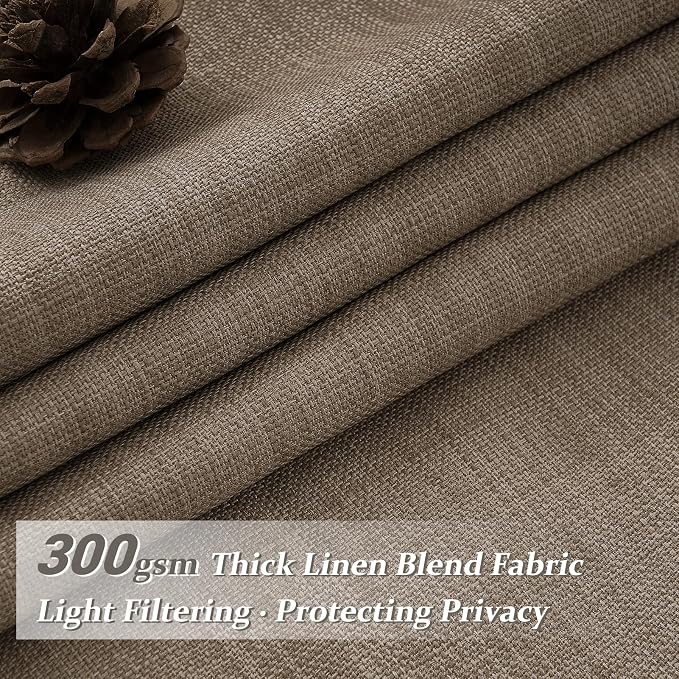Extra Long 120 Inch Pinch Pleated Floor to Ceiling Curtains - Image 2