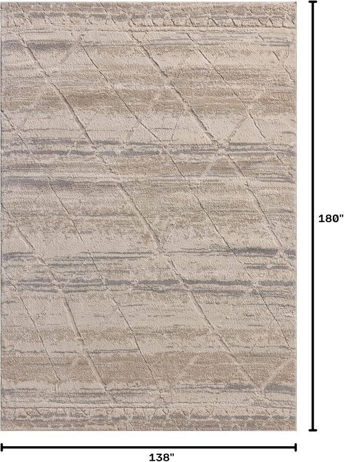 Loloi Amber Lewis Monty Collection MOT-02 Ivory/Natural 11'-6" x 15', .50" Pile - Image 2
