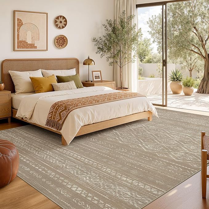Nakagishi Area Rug Living Room Rugs: 6x9 Large Soft Machine Washable Boho - Image 6