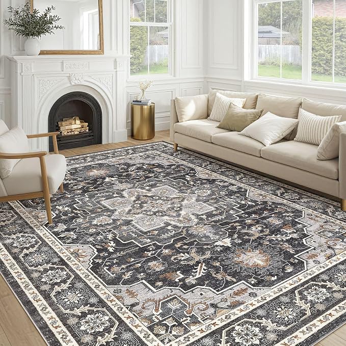 cotiled 9x12 Area Rug for Living Room, Traditional, Dining Room, and Home Office by COTILED