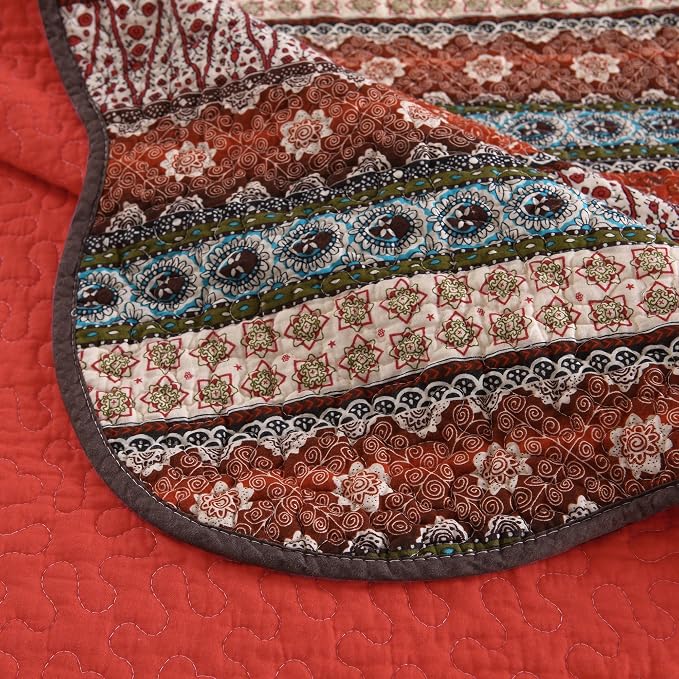 Etwel Lightweight Cotton King Size Quilt Set - Image 9