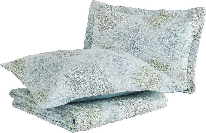 Laura Ashley - King Quilt Set, Reversible Cotton Bedding - Image 6
