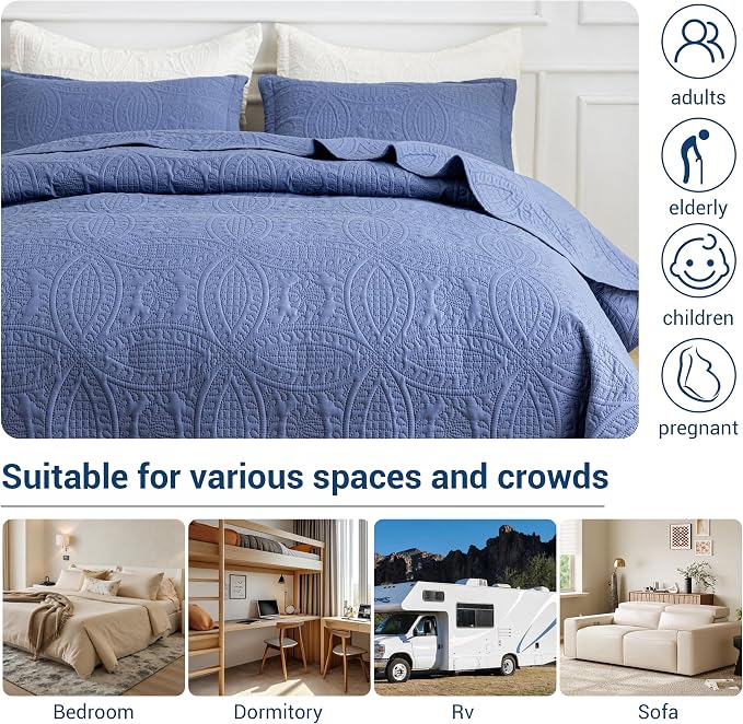 SheRest Queen Quilt Bedding Set - Image 6