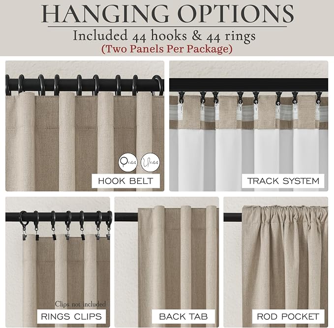 Extra Wide 60 Inch Blackout Curtains 96 Inches Long - Image 5