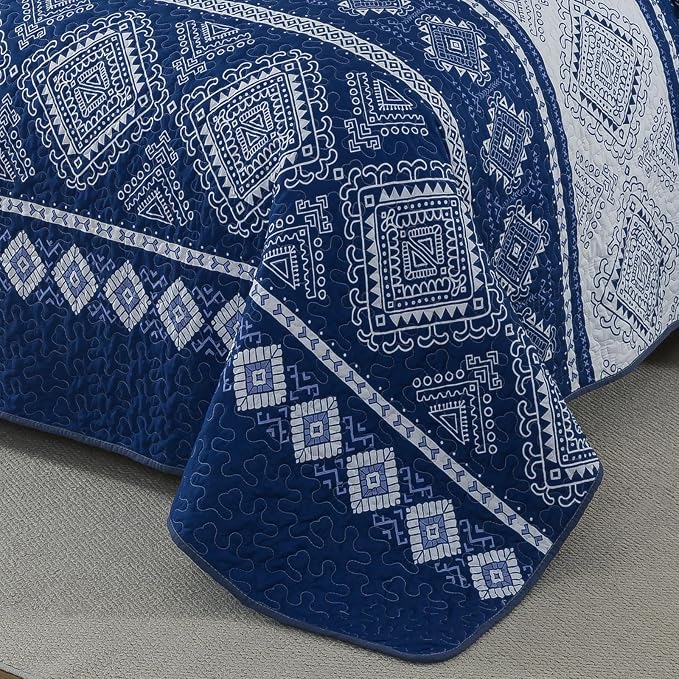 Etwel Lightweight Queen Size Quilt Set - Image 8