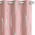 Deconovo Curtains for Living Room, Pattern Blackout Curtains 54 Inches Long | by Unknown