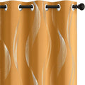 Deconovo Curtains for Living Room, Pattern Blackout Curtains 63 Inches Long | by Unknown