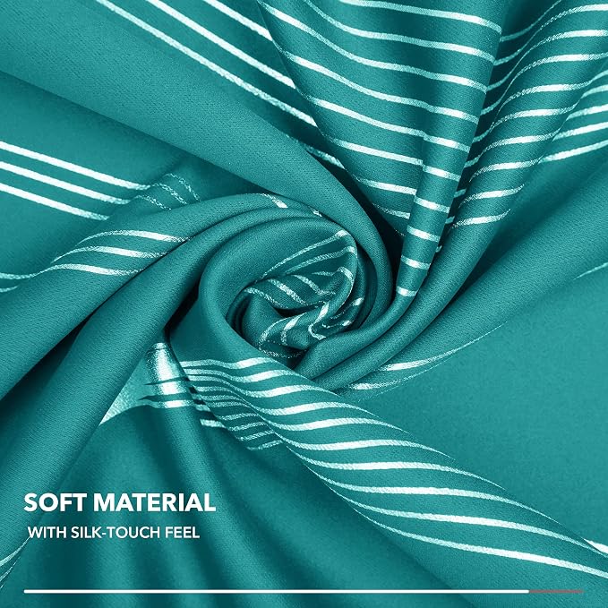 Deconovo Curtains for Living Room, Pattern Blackout Curtains 84 Inches Long | - Image 7