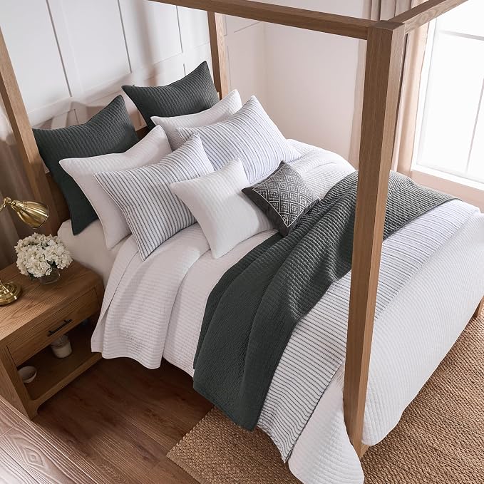 Levtex Home Cross Stitch Reversible Twin XL/Twin Quilt Set - Image 2