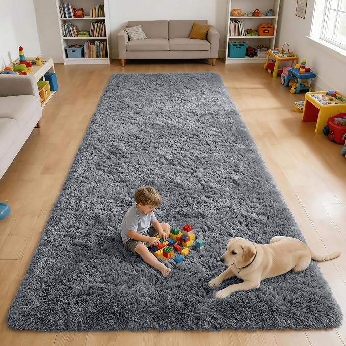 OLANLY 6x11 Machine Washable Large Area Rugs by OLANLY