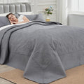 Oversized King Bedspreads 128x120, California King Quilt Sets, Extra Wide Large by EnjoyYourLife