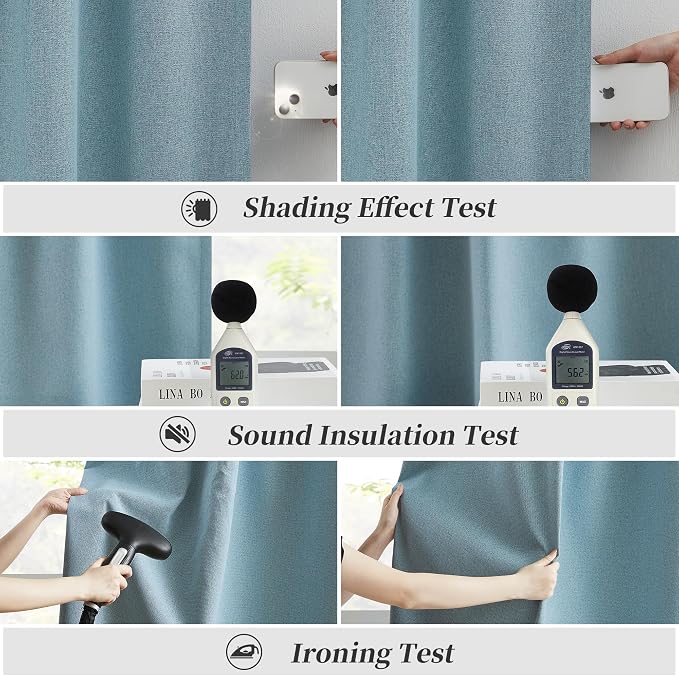 Extra Long 108 Inch Full Blackout Curtains - Image 6