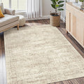 Soalmost 4x6 Area Rug for Living Room, Washable Rugs Non-Slip, Thin Foldable by Soalmost