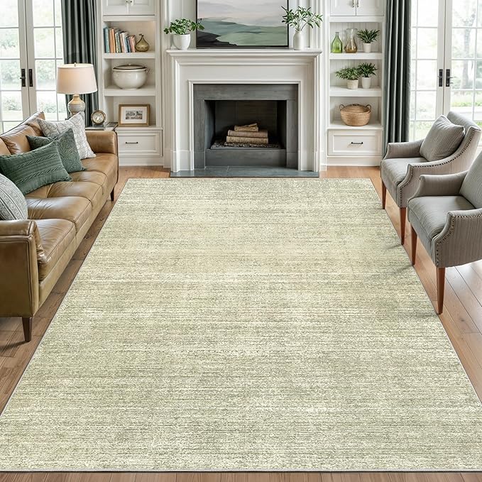 4x6 Area Rug for Entryway, Non Slip Washable Bedroom Rug, Thin & Lighweight by Valenrug