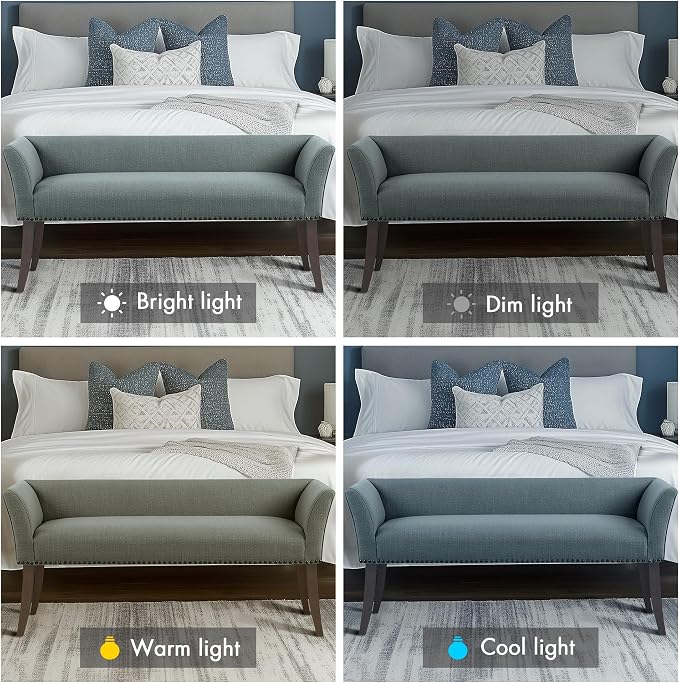 Madison Park Accent Bench, Upholstered - Image 9