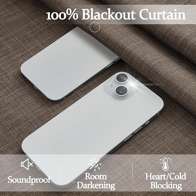 Extra Long 120 Inch Pinch Pleat Dark Brown Curtains - Image 3