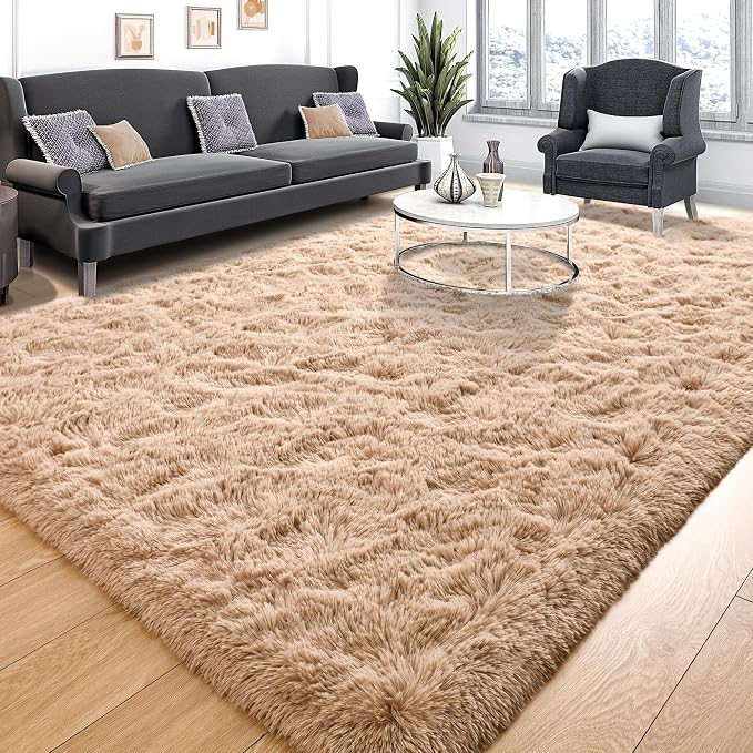 Area Rugs 10x14 for Living Room, Super Soft Fluffy Rugs for Bedroom, Modern - Image 2