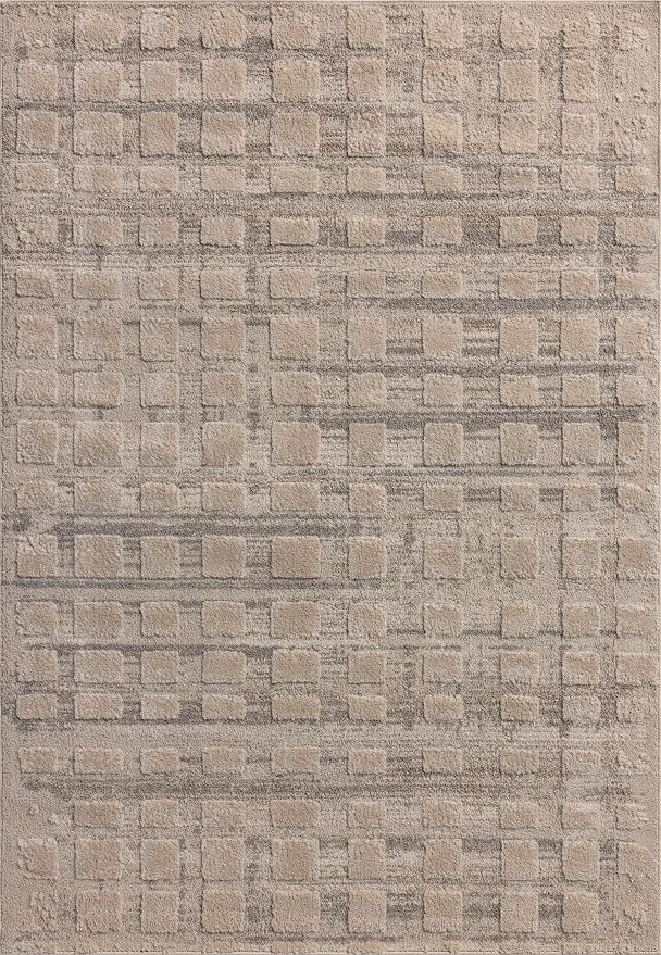 Loloi Amber Lewis Monty Collection MOT-06 Pebble/Beige 2'-7" x 4', .50" Pile - Image 3