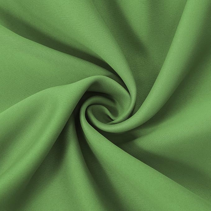 Blackout Curtains 66 x 95 inch/Light Green Curtains Set of 2 Panels/Thermal - Image 5