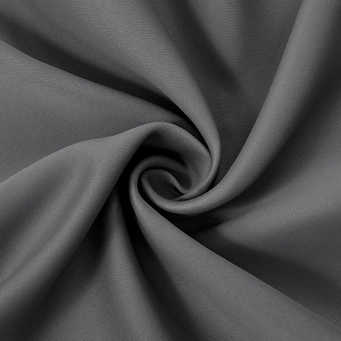 Frost Grey Blackout Curtains, 42 x 54 Inch Length, Grommet Bedroom & Living - Image 5