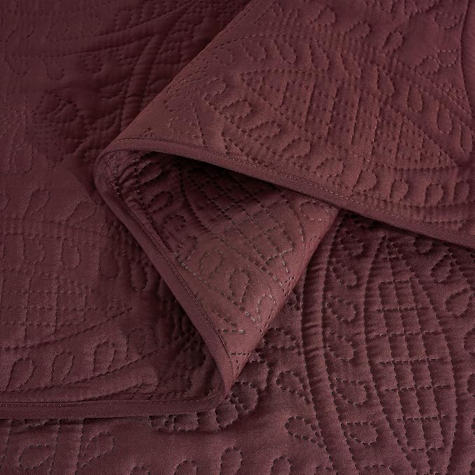 Chezmoi Collection Austin 3-piece Oversized Bedspread Coverlet Set - Image 7
