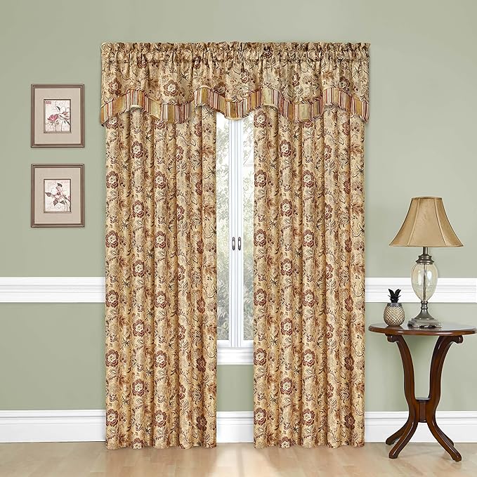 Waverly Traditions Navarra Farmhouse Scalloped Rod Pocket Valance - Image 4