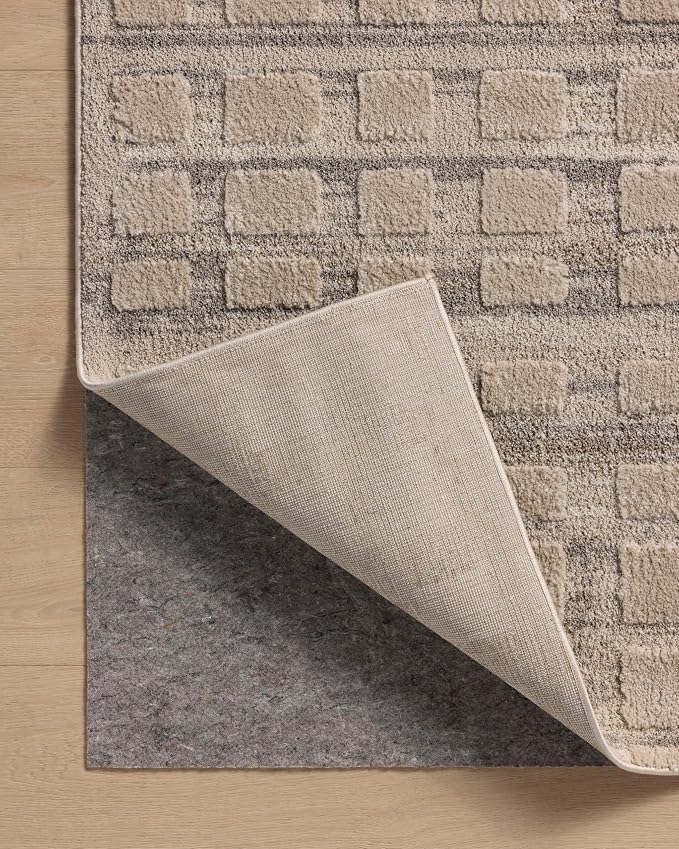 Loloi Amber Lewis Monty Collection MOT-06 Pebble/Beige 2'-7" x 8'-0" Runner Rug - Image 8