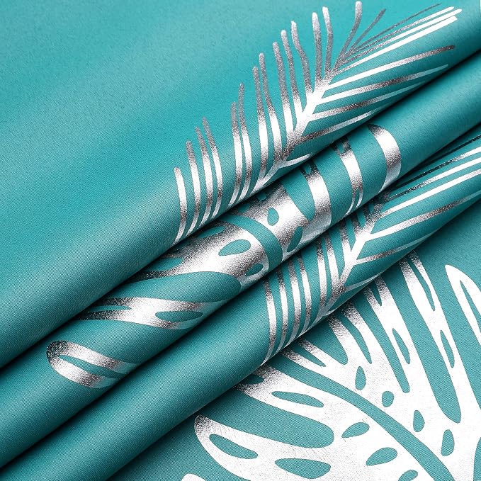 Teal Blackout Curtains for Living Room 90 Inch Length 2 Panels Set, Energy - Image 8